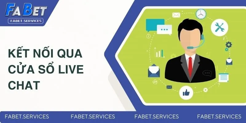 Kết nối qua cửa sổ live chat